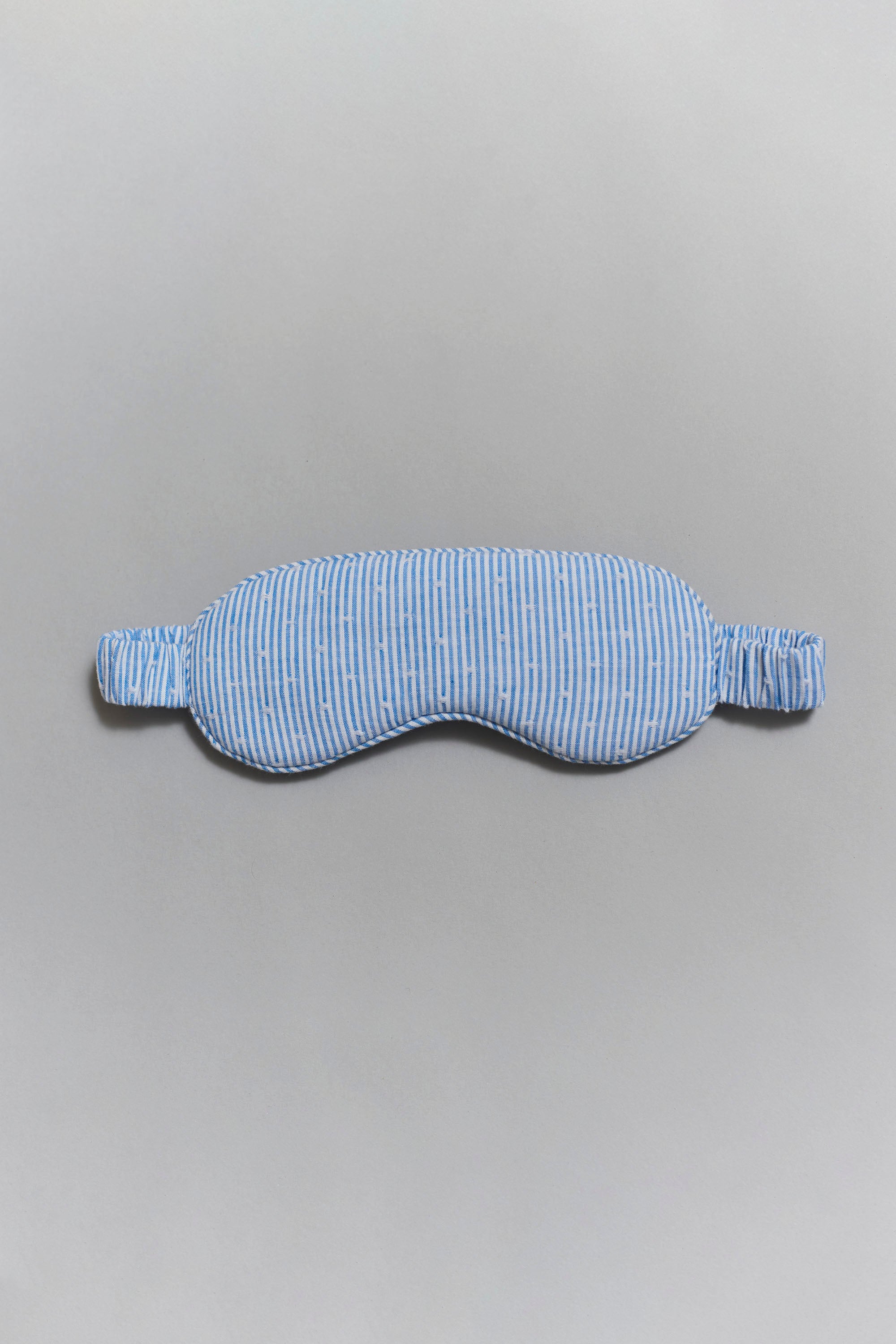 Viola ethical-cotton eye mask - Mountain Blue
