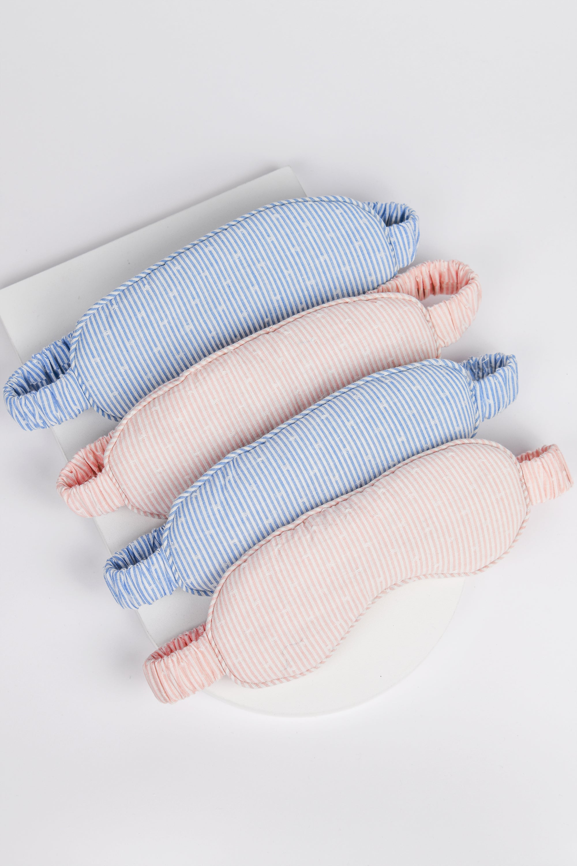 Viola ethical-cotton eye mask - Dawnlight Coral