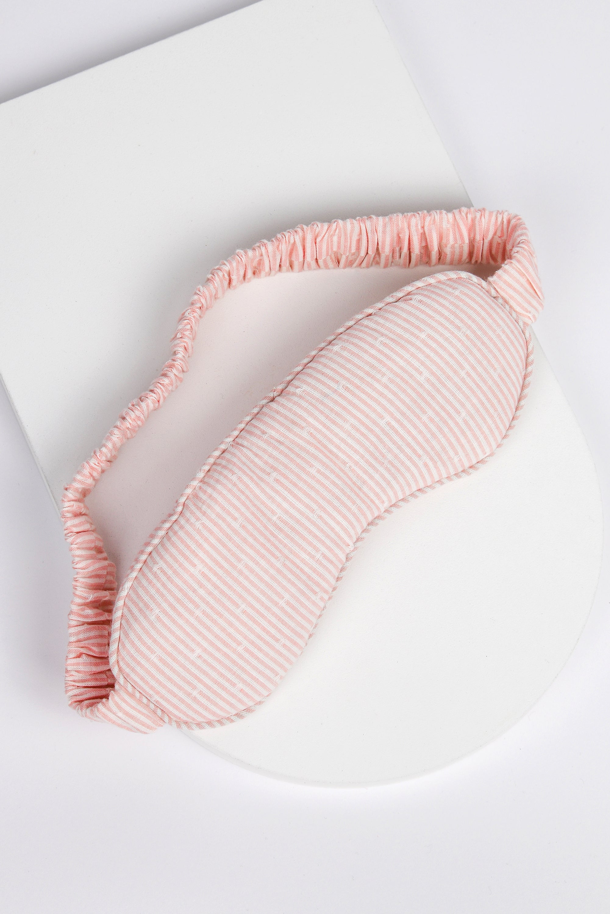 Viola ethical-cotton eye mask - Dawnlight Coral