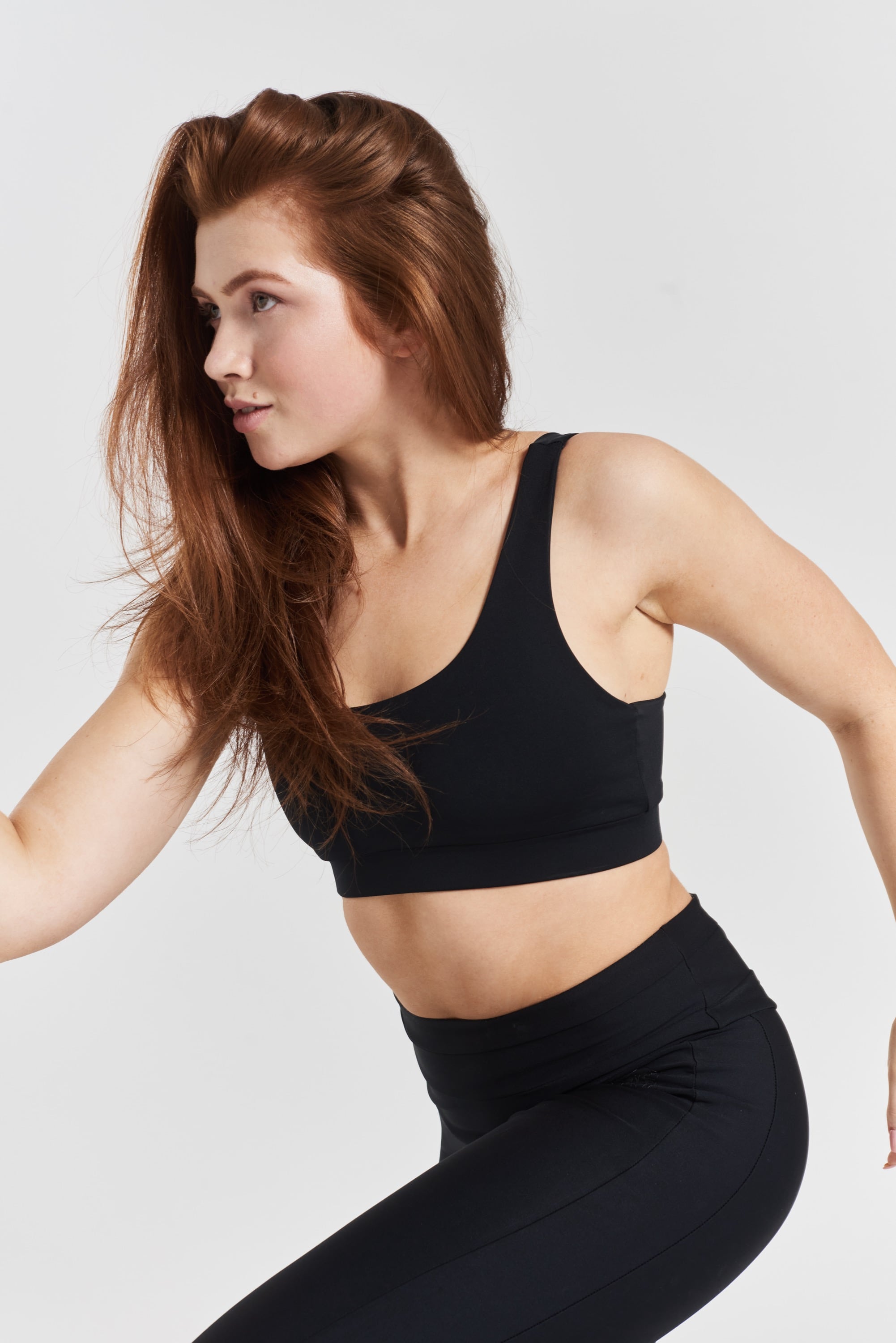 Cycad performance leggings - Volcanic Black