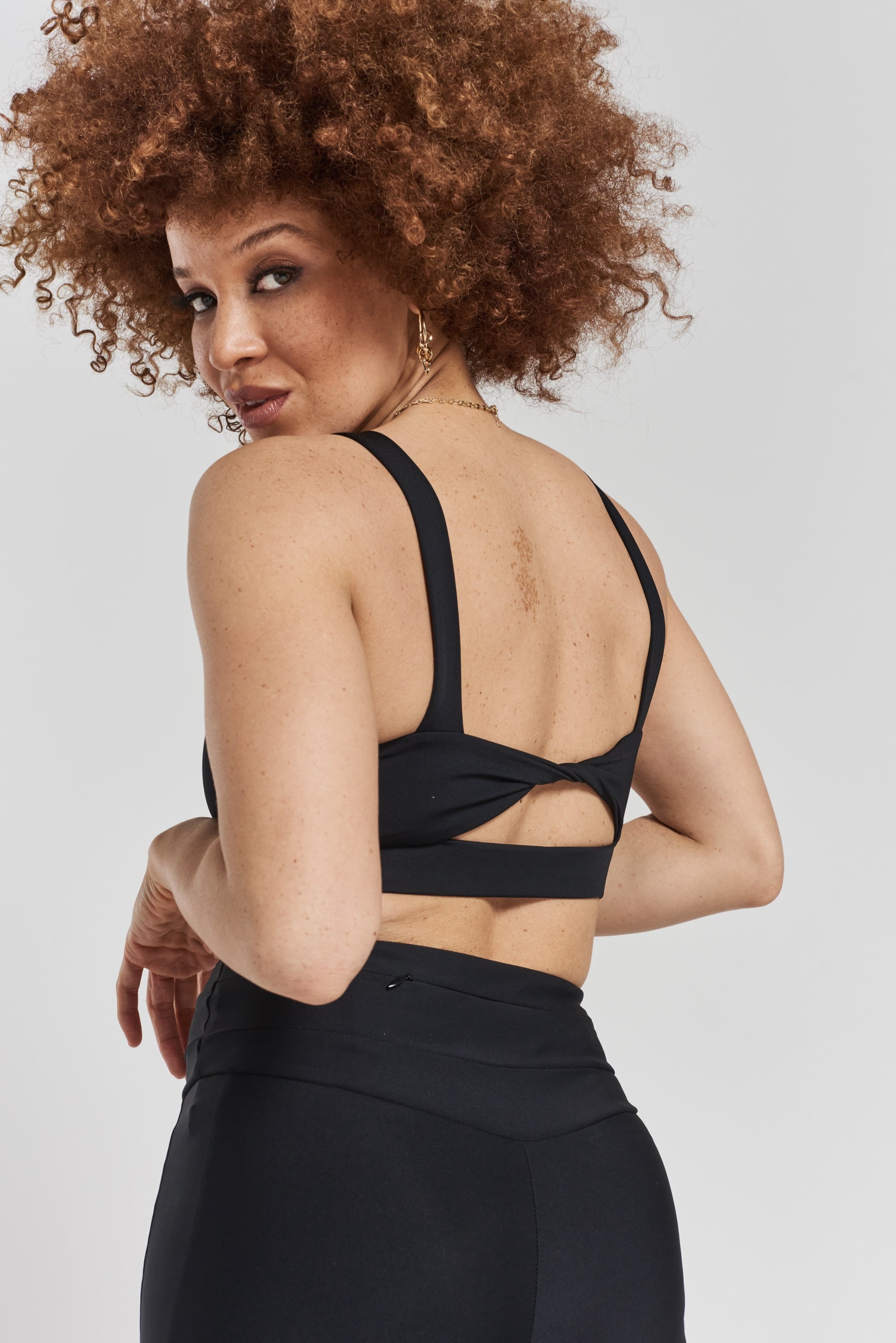 Cycad performance leggings - Volcanic Black