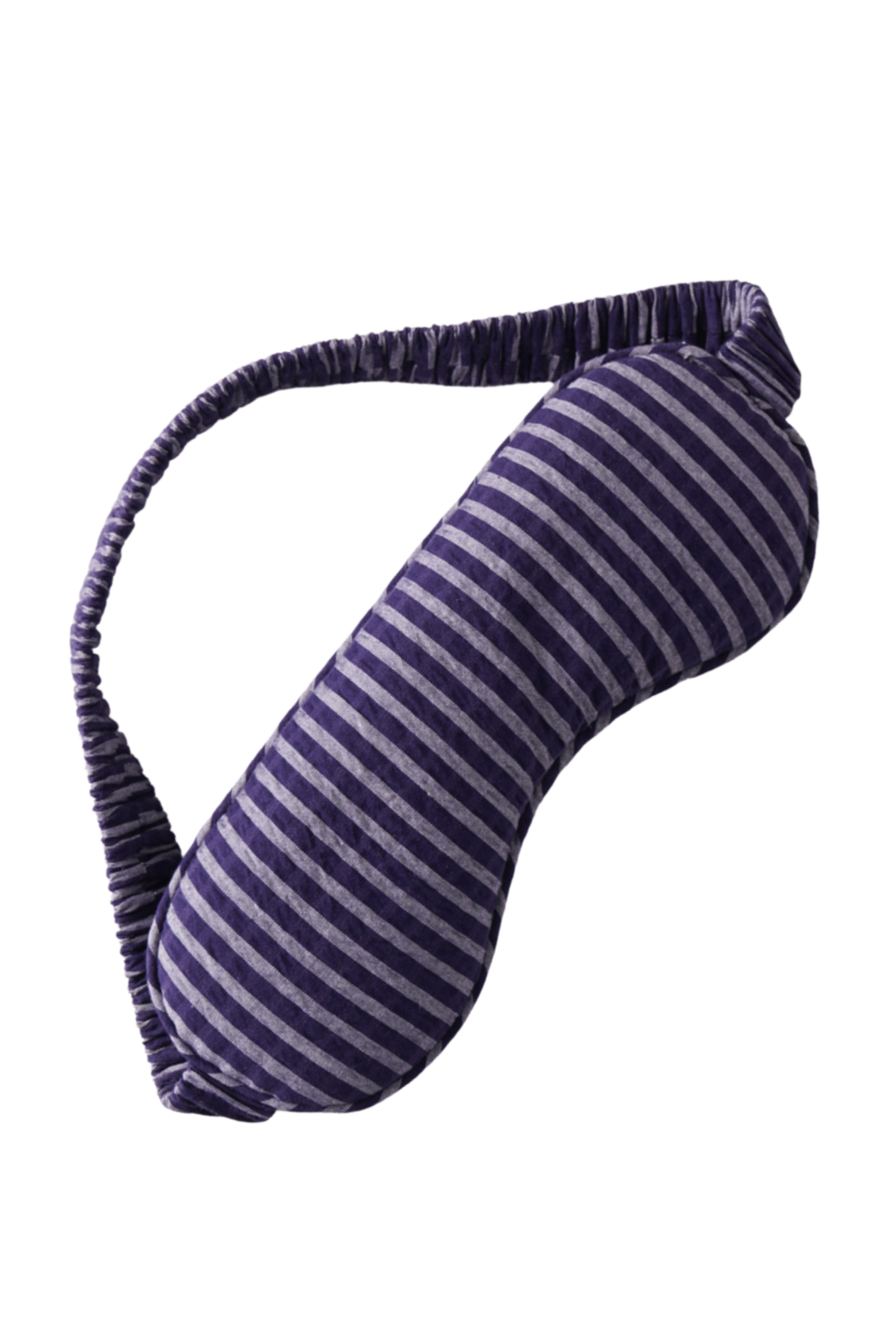 Viola ethical-cotton eye mask - Indigo blue