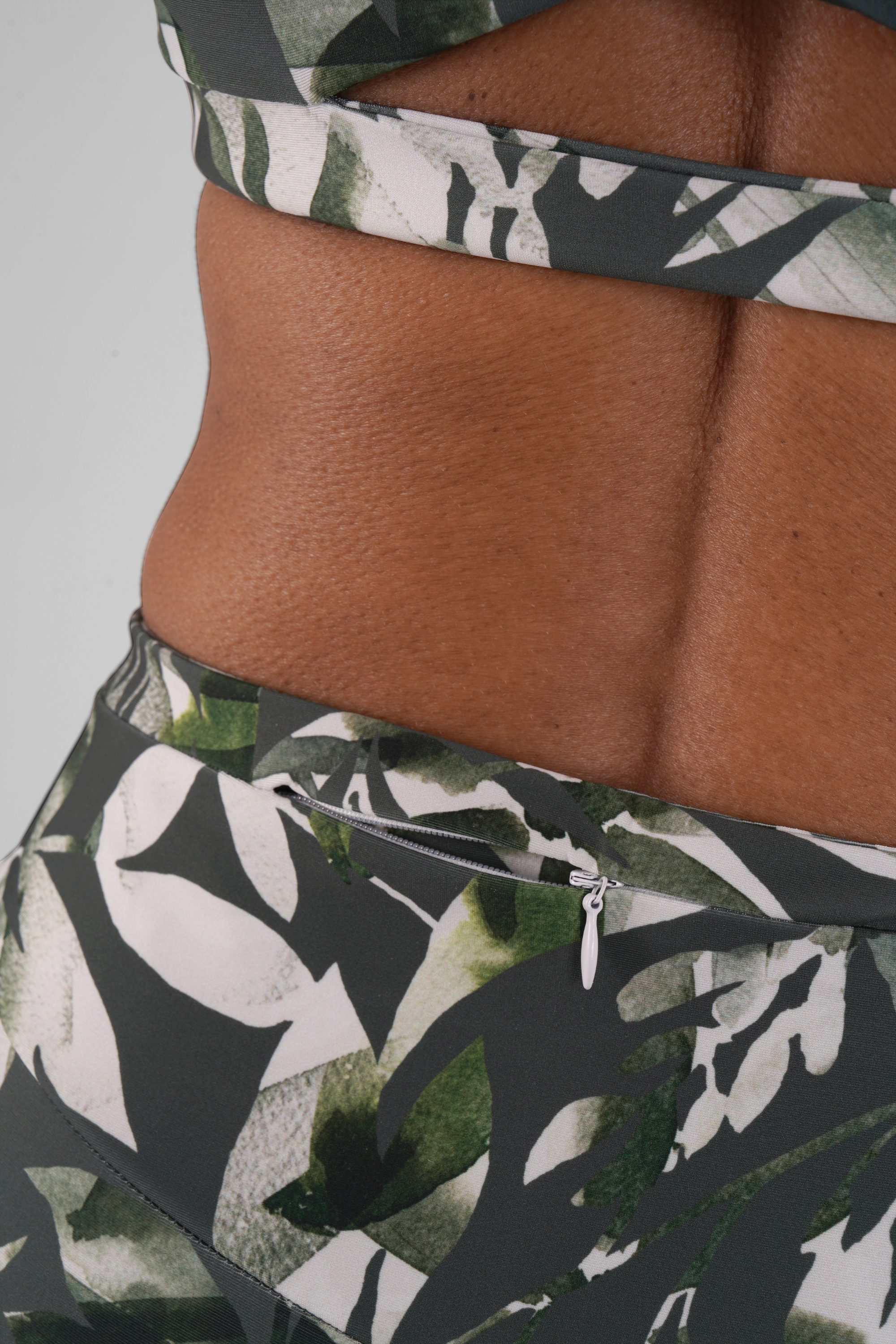 Arran performance cycle shorts - Leaf Print