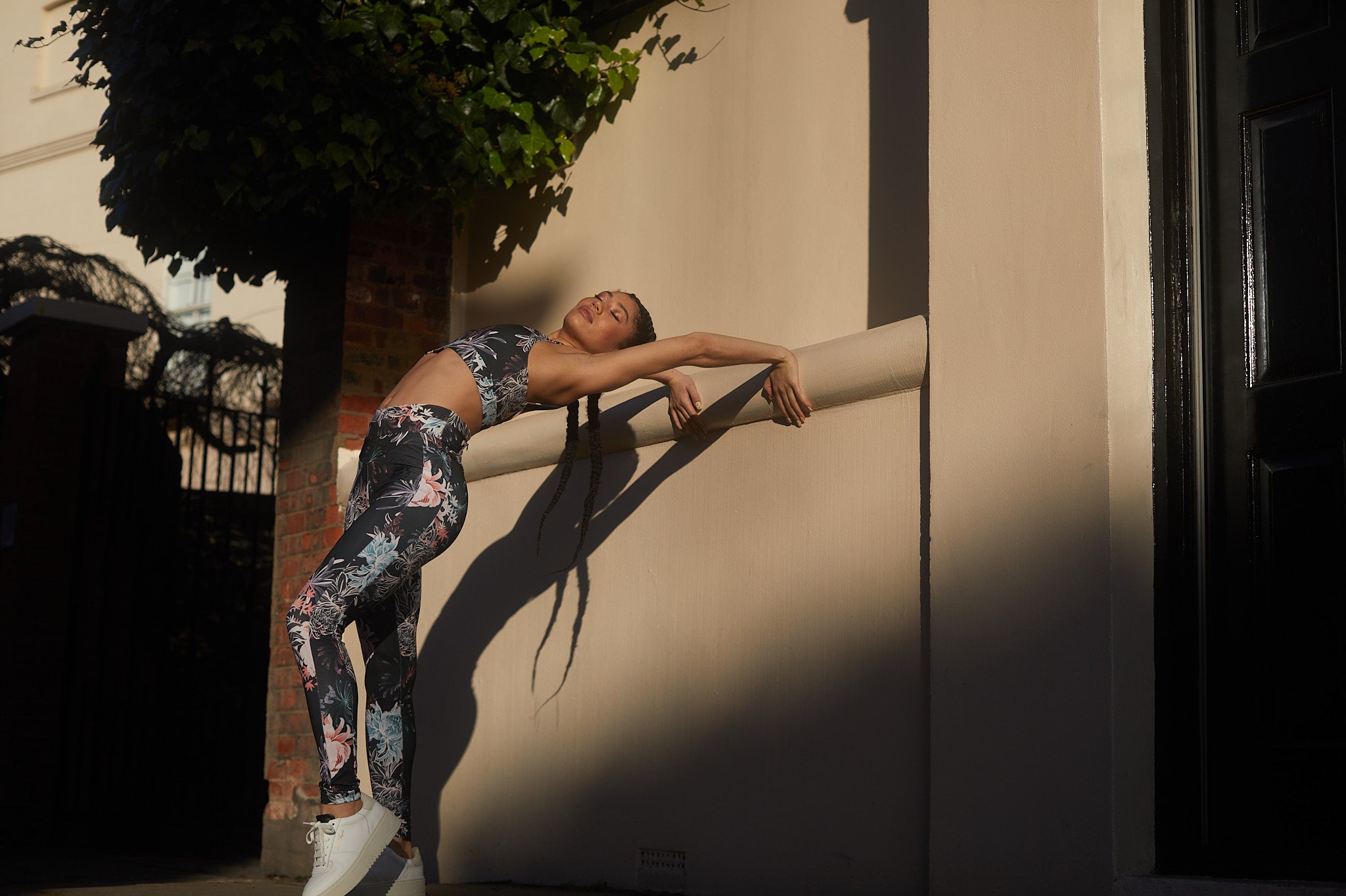 Cycad performance leggings - Floral Print