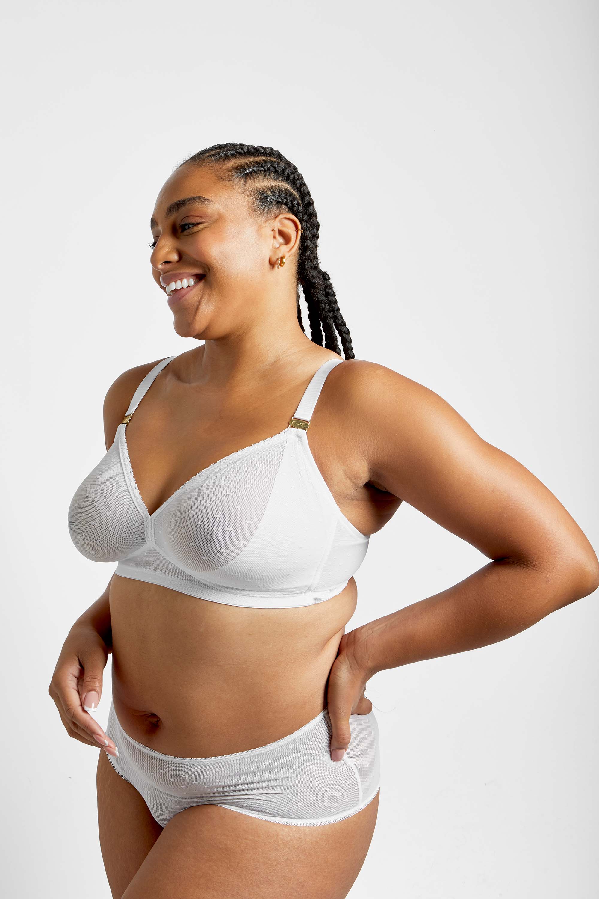 Plus size sustainable bras: up to F cup