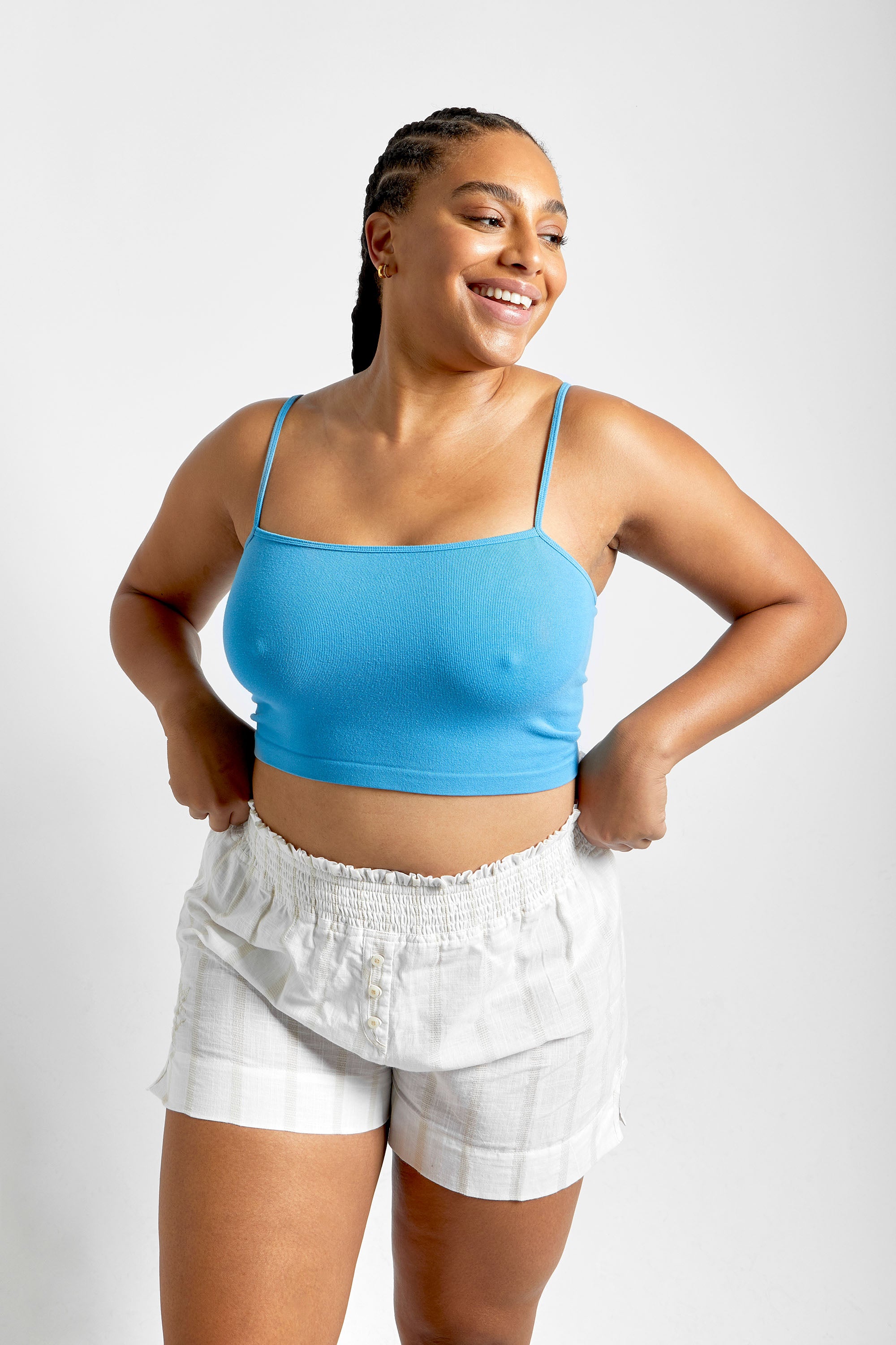 Lomandra ethical-cotton pyjama shorts - Summer Sand Beige