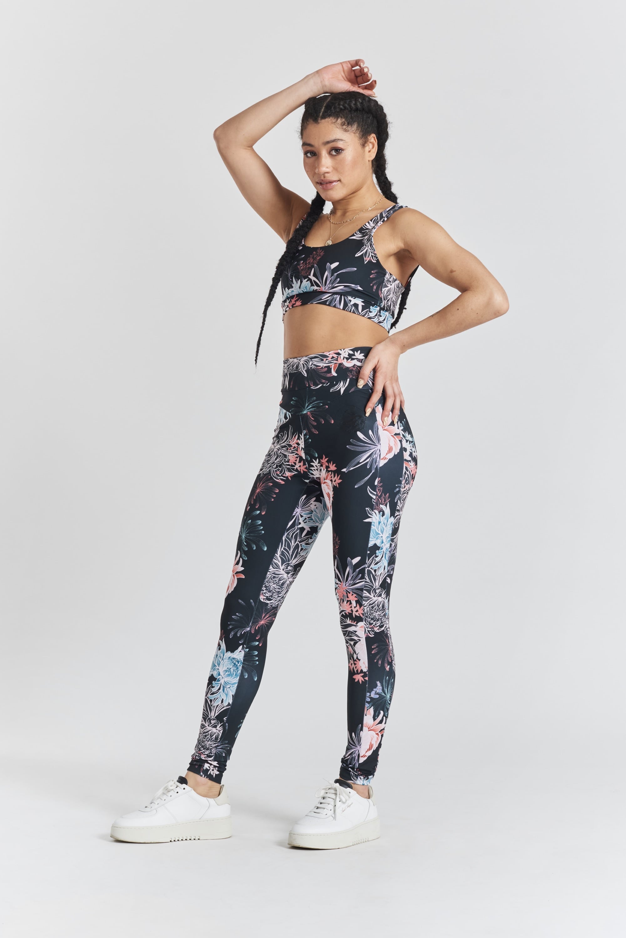 Cycad performance leggings - Floral Print