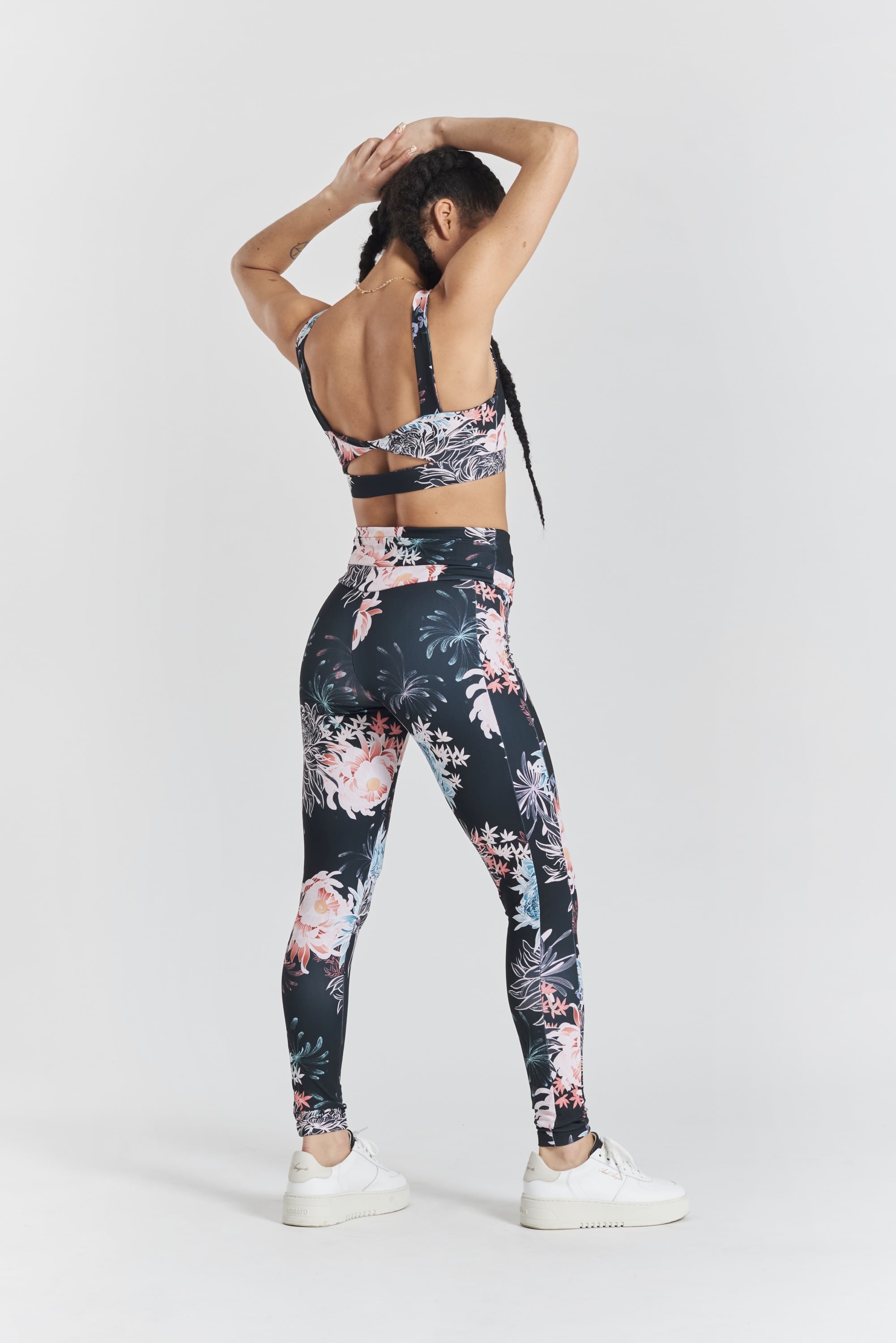 Cycad performance leggings - Floral Print