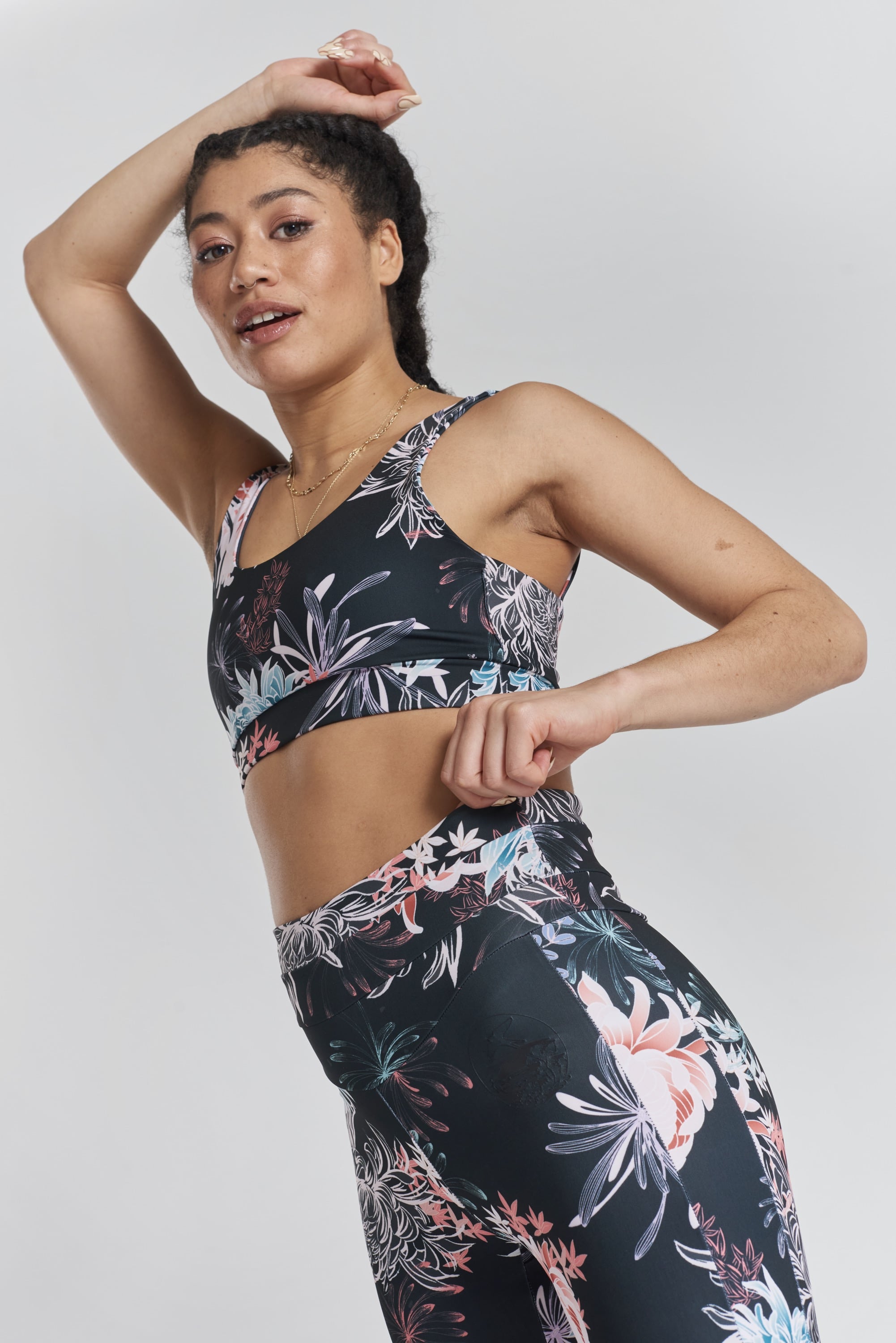 Cycad performance leggings - Floral Print