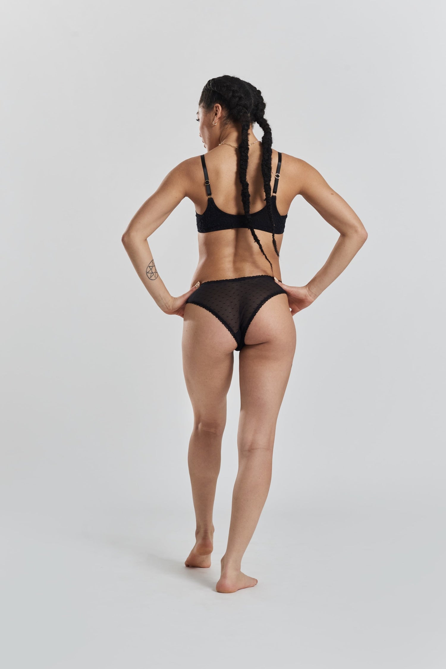 Peony Bra Black Recycled