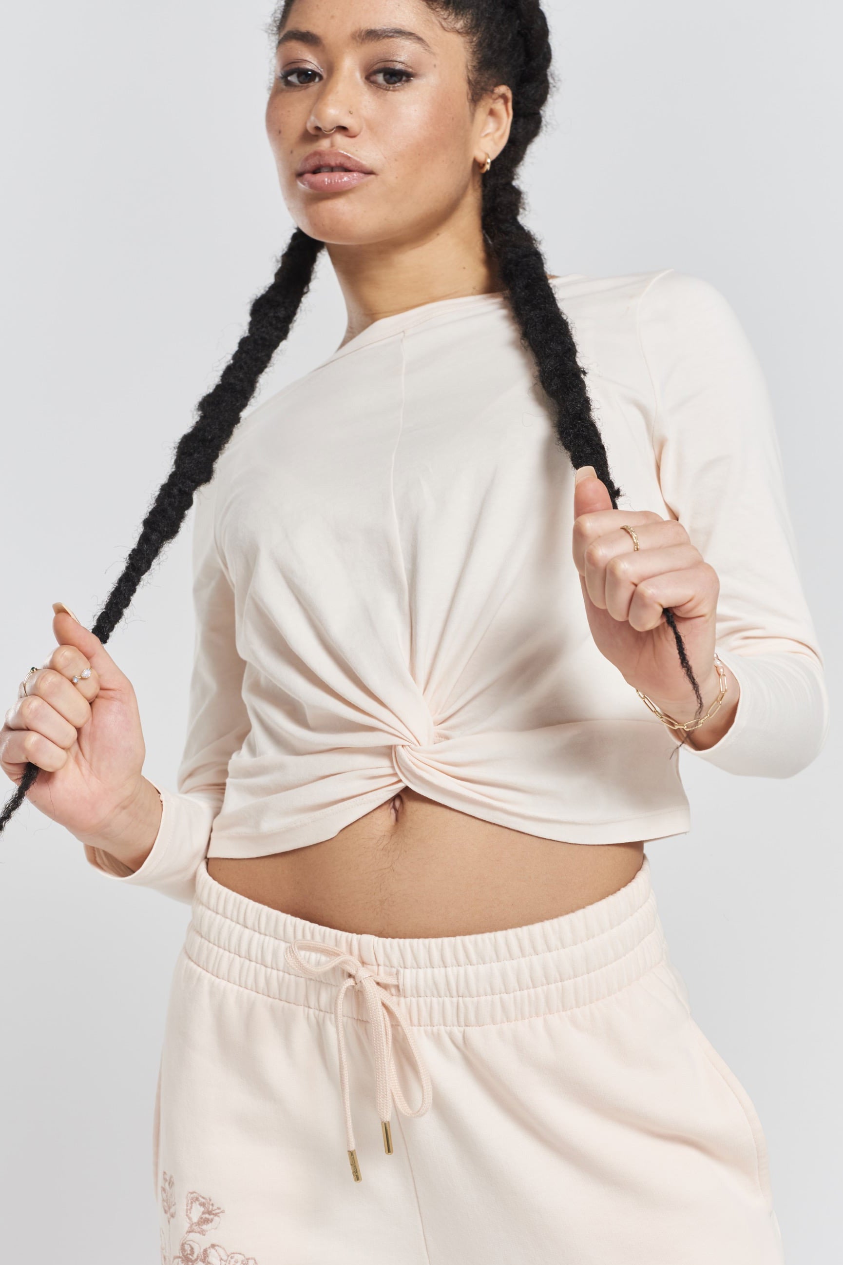 Shobu ethical cotton twist front top Shoreline